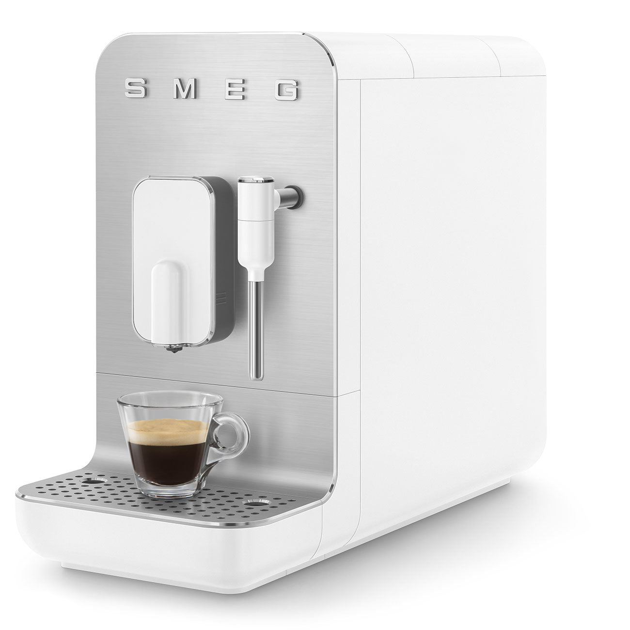 SMEG - Cafetera Espresso Superautomática con espumador de leche