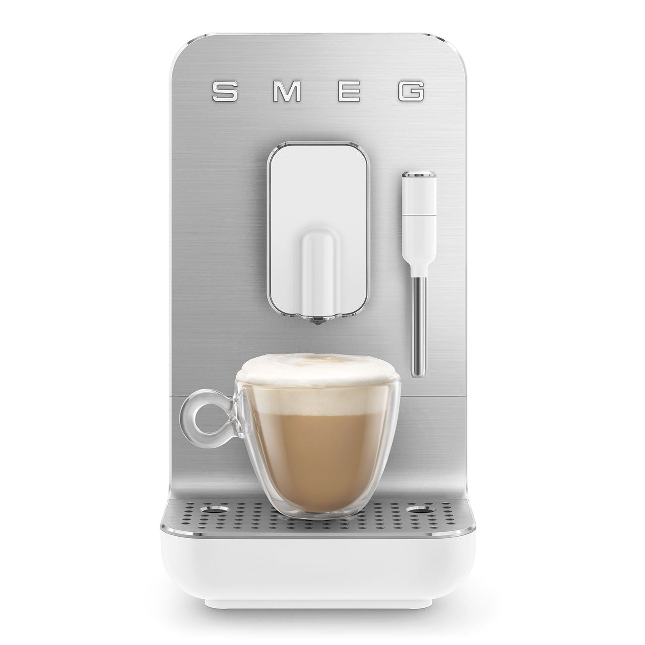 SMEG - Cafetera Espresso Superautomática con espumador de leche